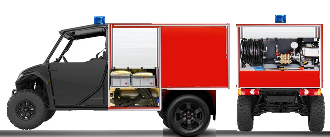 UTV 4x4 chassis with 500
